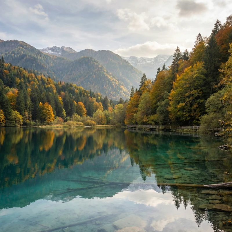 Scenic natural mountain landscape in China