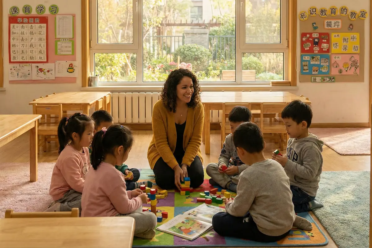 TEFL teacher on the Great Wall of China | myTEFL