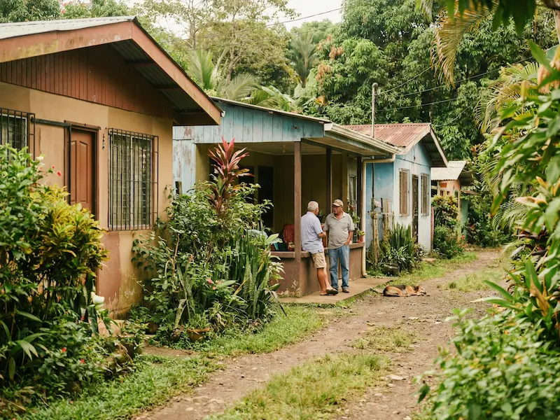 Lush nature in Latin America